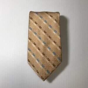 Cabot Royale Vintage Geometric Striped Necktie